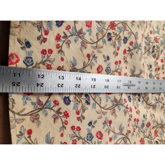 House Of‎ Harlow Peasant Top Womens Size Large Floral Beige Ruffle Neckline - Picture 14 of 16